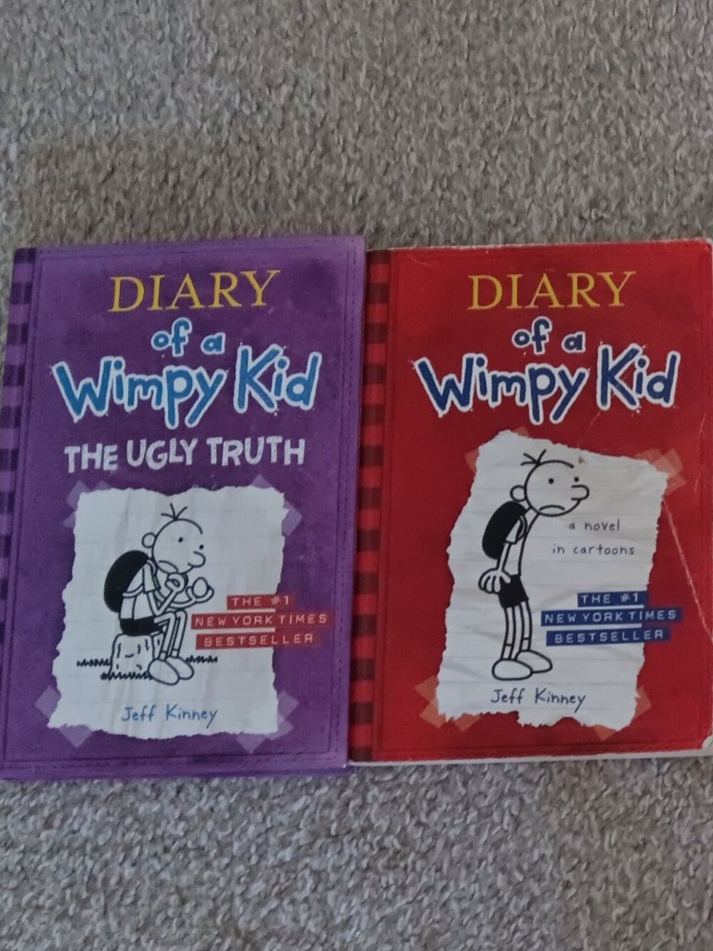 Books / Diary of a wimpy kid bundle / 5 books